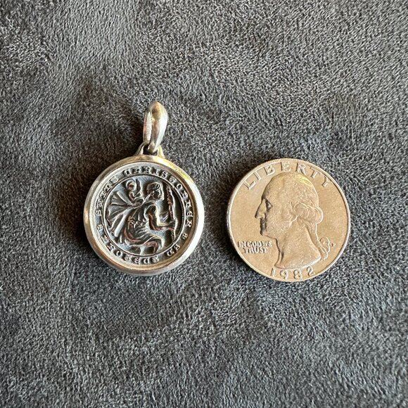 David Yurman St. Christopher Pendant in Sterling Silver - Picture 10 of 11
